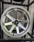 Glossy Silver Mesh Alloy Wheels